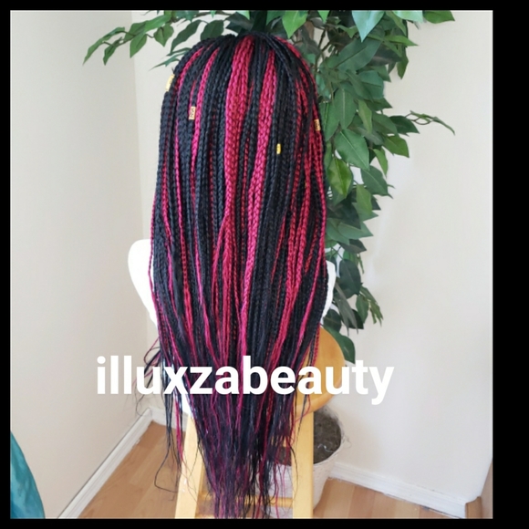 360 handmade braiding wig